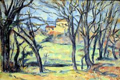 05A Trees and Houses Near the Jas de Bouffan - Paul Cezanne 1885-86 - Robert Lehman Collection New York Metropolitan Museum Of Art.jpg
